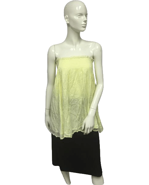 Load image into Gallery viewer, Derek Heart 90&amp;#39;s Top Yellow Size S SKU 000095
