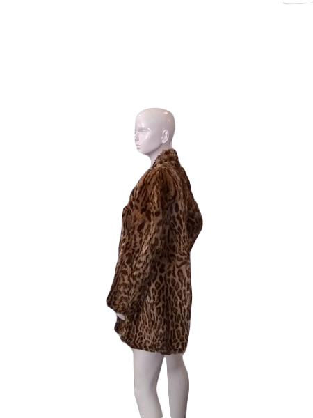 Load image into Gallery viewer, Movieland Fur Studio Ocelot Fur Coat SKU 000140
