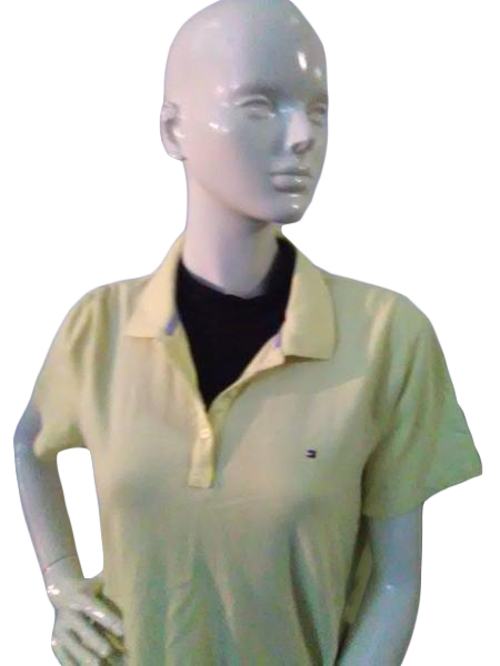 Tommy Hilfiger 80's Polo Shirt Yellow Size XL SKU 000041