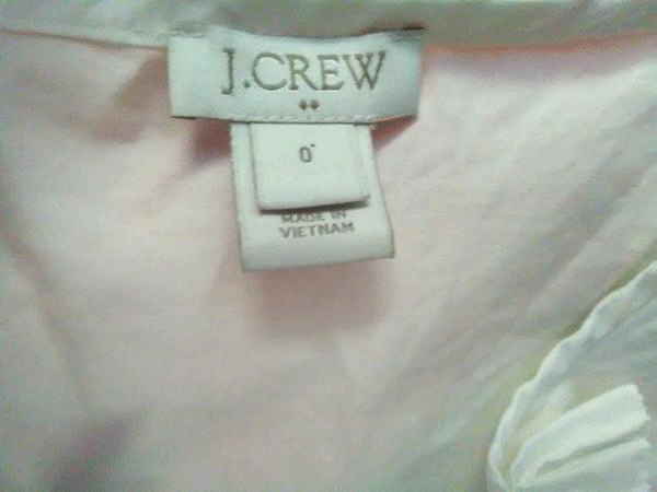 J. Crew White 80's Top Sleeveless Size 0 SKU 000041