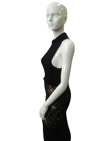 Bebe Skirt Gold & Black Size 4 SKU000041