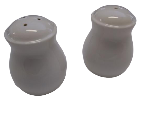 White Salt And Pepper Shakers (SKU 000177 )