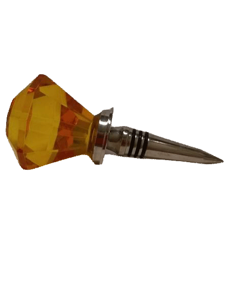 Diamond Shaped Wine Bottle Stopper  (SKU 000176 )