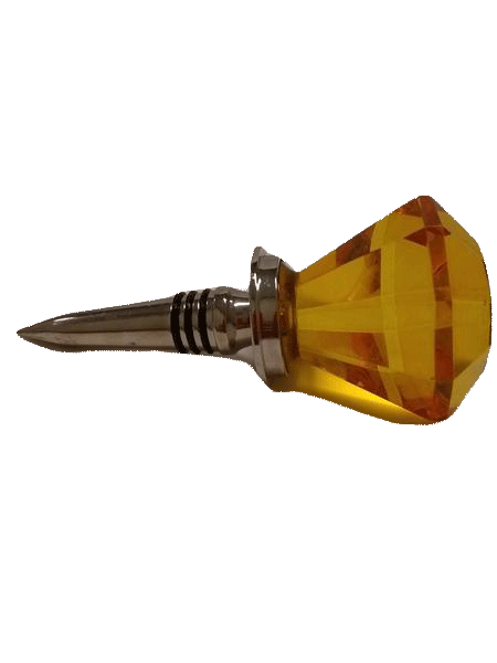Diamond Shaped Wine Bottle Stopper  (SKU 000176 )