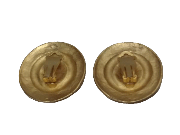 Load image into Gallery viewer, Earrings Gold Clip On (SKU 000163-6)
