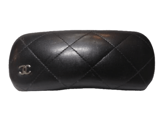 Chanel Black Quilted Leather Sunglasses Case (SKU 000163-2)