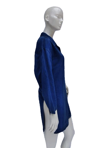 Misty Harbor 80's Denim Blue Jean Tunic Shirt Size 1X SKU 000156