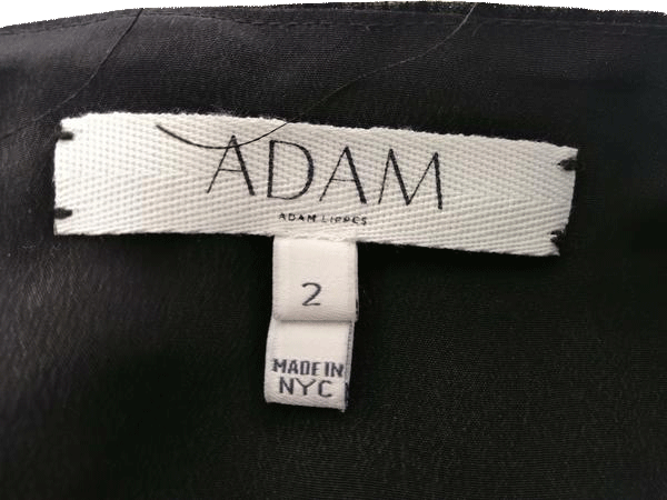 Adam 90's Black Eyelash Fringe Mini Skirt Size 2 SKU 000133