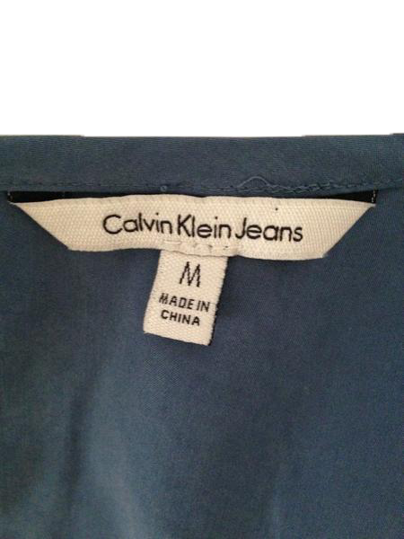 Calvin Klein Top Multi Colored Blues Size M SKU 000209
