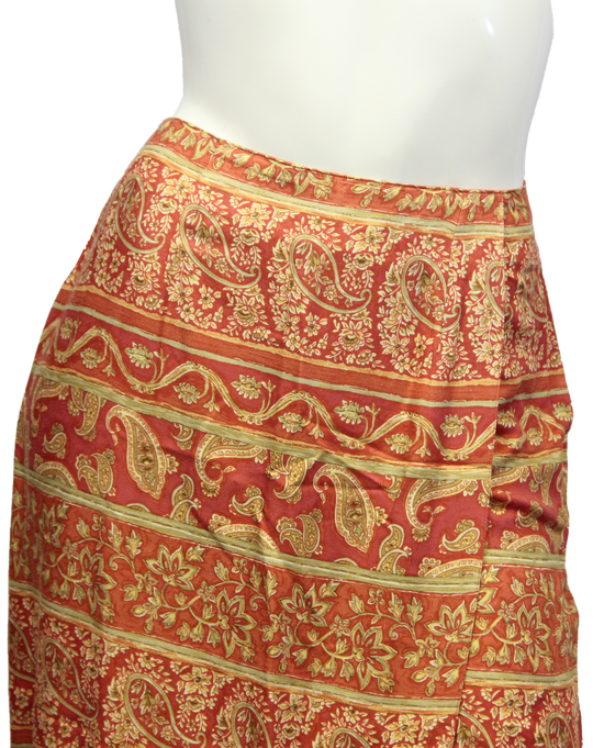 Talbots Wrap Around Skirt Size 4P (SKU 000028) - Designers On A Dime - 2
