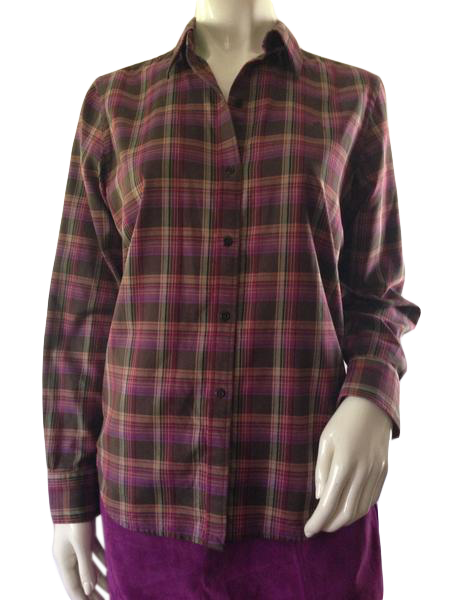 Ralph Lauren Shirt Fall Colors Size Medium (SKU 000209)
