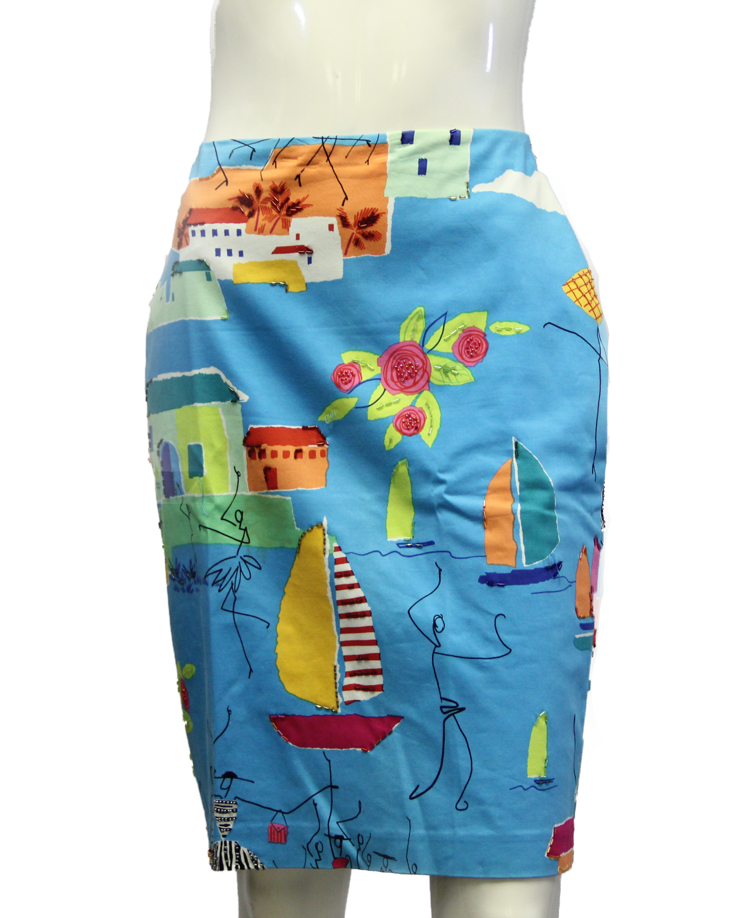 Maggy London I'm on a Boat Skirt Size 4 (SKU 000013) - Designers On A Dime - 1