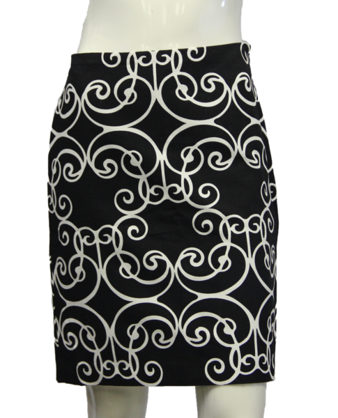Ann Taylor Inverted Paisley Skirt Size 2 (SKU 000013)