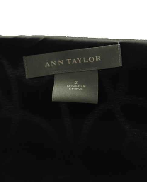 Ann Taylor Inverted Paisley Skirt Size 2 (SKU 000013)