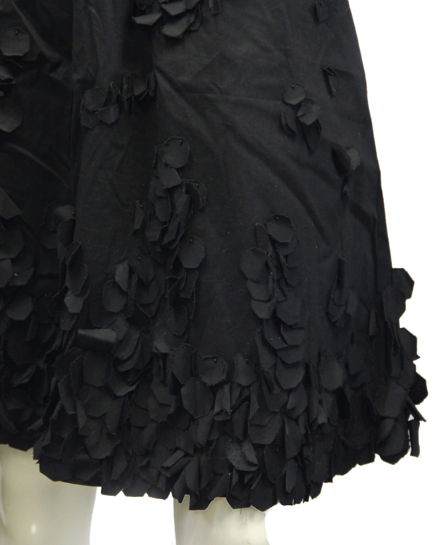 Calvin Klein Black Petal Skirt Size 10 (SKU 000013) - Designers On A Dime - 2