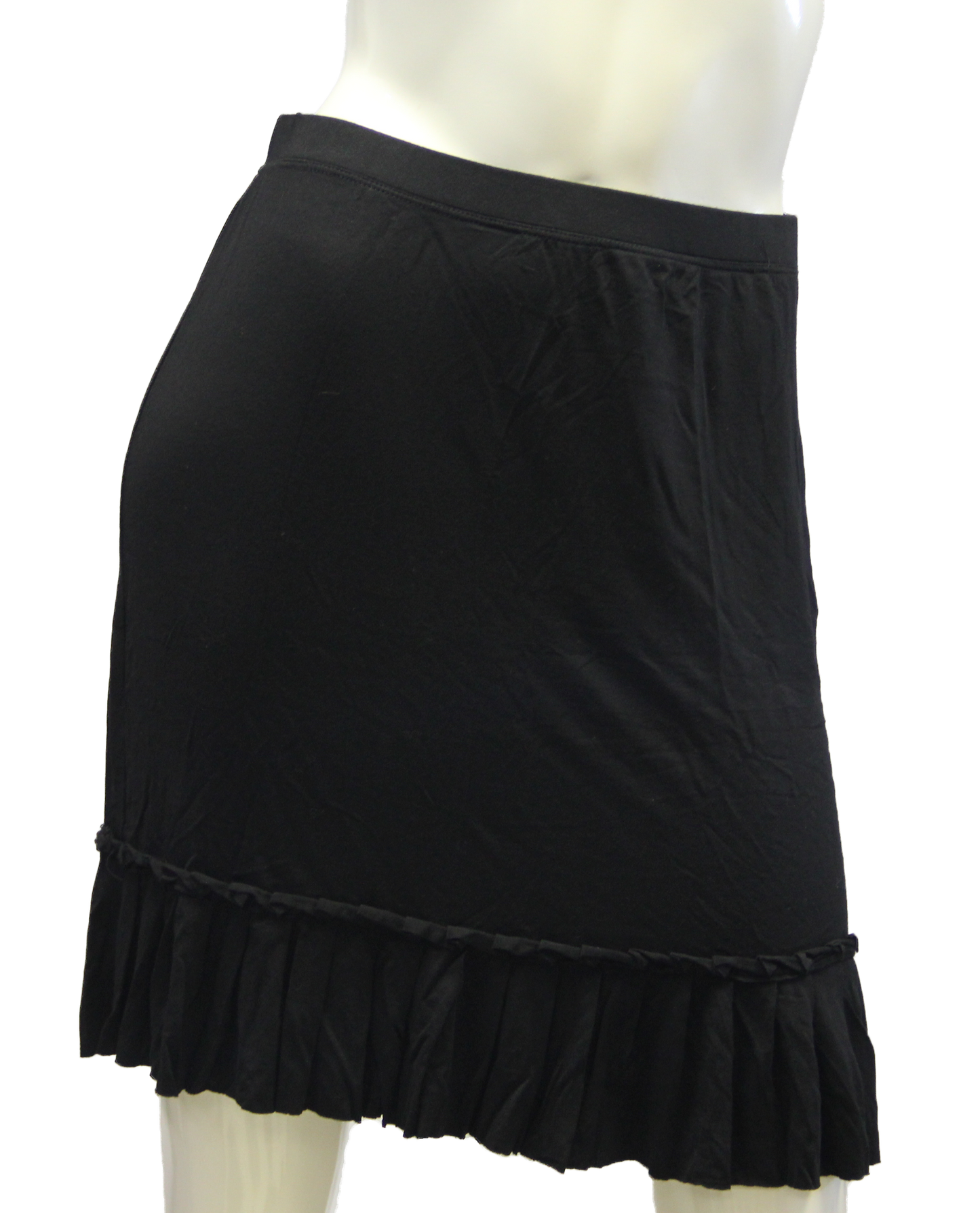 Load image into Gallery viewer, Max Studio Black Skirt with Ruffle Bottom Size Small (SKU 000028) - Designers On A Dime - 1
