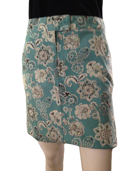 Ann Taylor LOFT above the knee skirt front closure size 4 (SKU 000210)