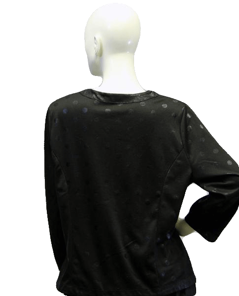 Load image into Gallery viewer, Chenault Blazer Black Polka Dot Size XL SKU 000031
