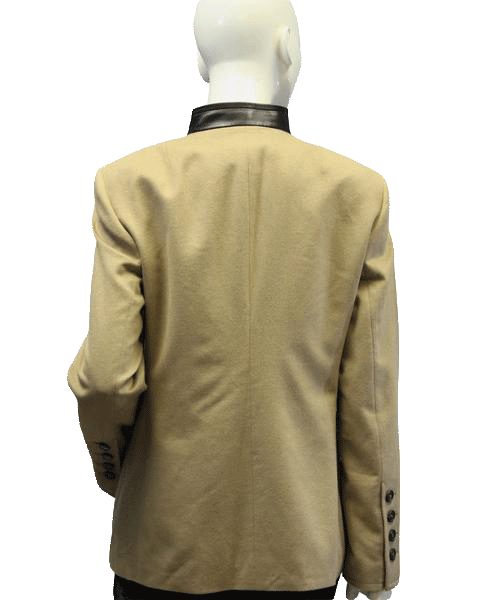 Akris Punto 90's Blazer Tan Size 10 SKU 000008 – Designers On A Dime