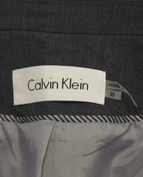 Calvin Klein 70's Blazer Gray Size 8 SKU 000008