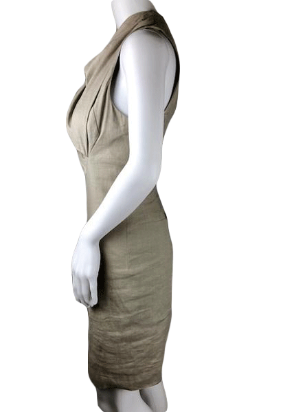 Load image into Gallery viewer, Helmut Lang Sleeveless Linen Dress Size 0 SKU 001005-8
