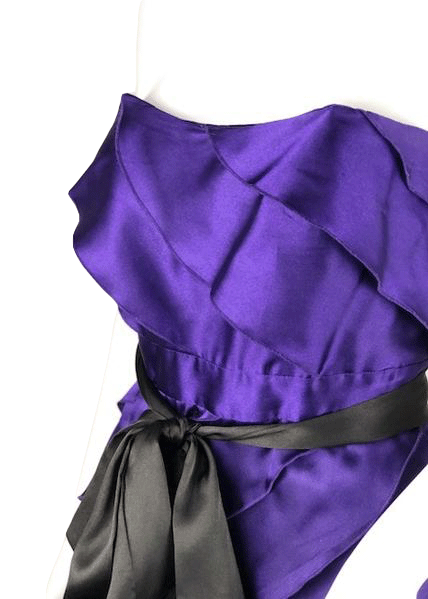 laundry by shelli segal purple dress Purple silk maxi tube dress - Laundry by Shelli Segal, V gorg piece! - 100% silk - Has full length lining