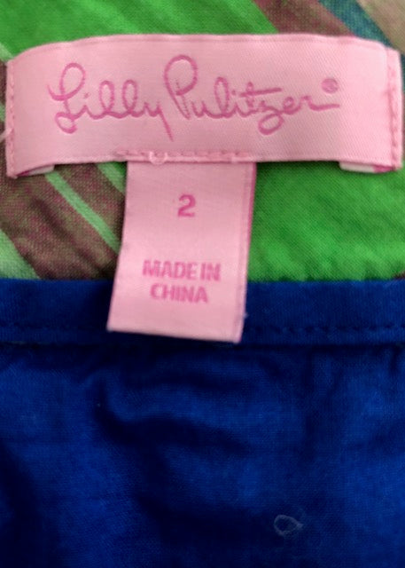 Load image into Gallery viewer, Lilly Pulitzer Mini-Skirt Size 2 SKU 001007-1
