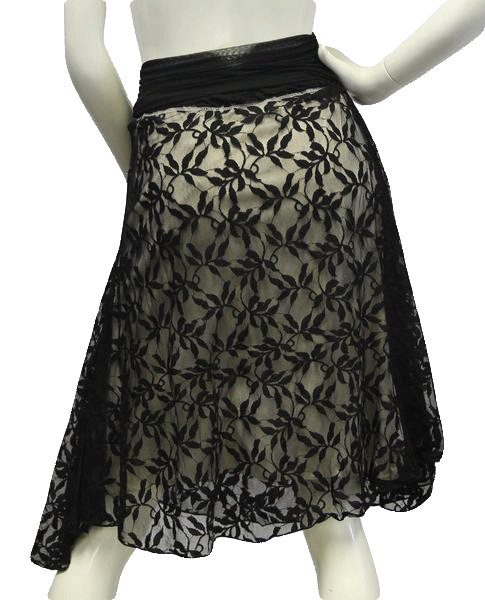Max Studio Black Lace Skirt Size XS NWT (SKU 000013)