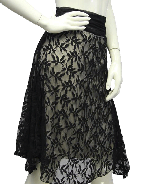 Max Studio Black Lace Skirt Size XS NWT (SKU 000013)