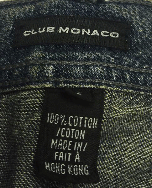 Club Monaco Faded Denim Skirt Sz 4 (SKU 000002)