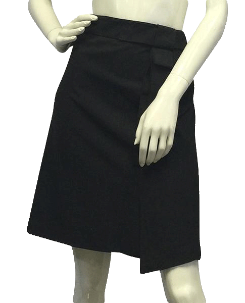 Adrienne Vittadini 80's Gray Pencil Skirt Size 6 SKU 000052