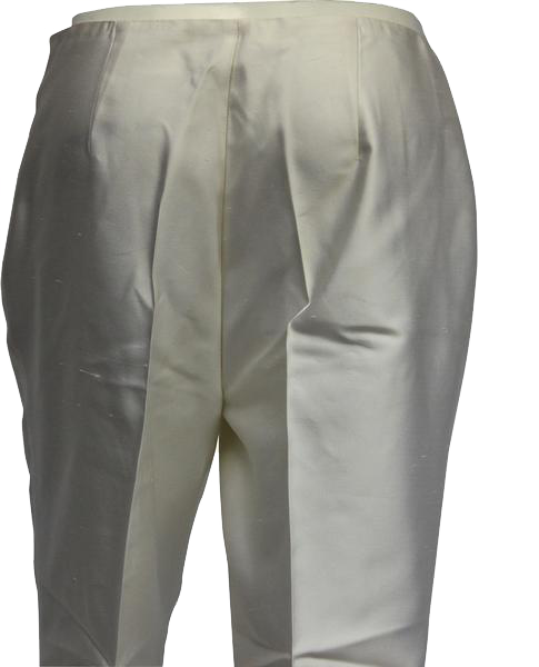 Load image into Gallery viewer, Michael Kors 100 % Silk Cream Pants NWT Originally $795 Sz 10 (SKU 000003)
