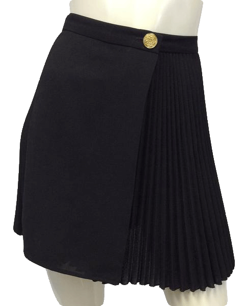 Item Short Peppy Pleated Black Skirt Sz S SKU 000054