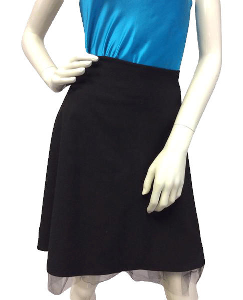 Load image into Gallery viewer, Copper Key 60&amp;#39;s Black Skirt Size 3 SKU 000026
