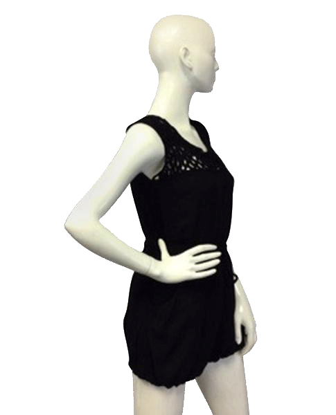 Load image into Gallery viewer, Black Casual Romper Size Medium SKU 000070
