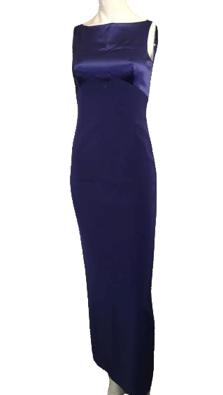 Tahari 70's Jewel Tone Purple Ankle Length Formal Ball Gown Size 2 SKU 000201
