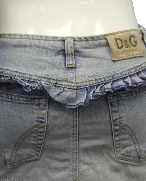 SKIRT Dolce & Gabbana Blue Denim Skirt Size 26 SKU 000052