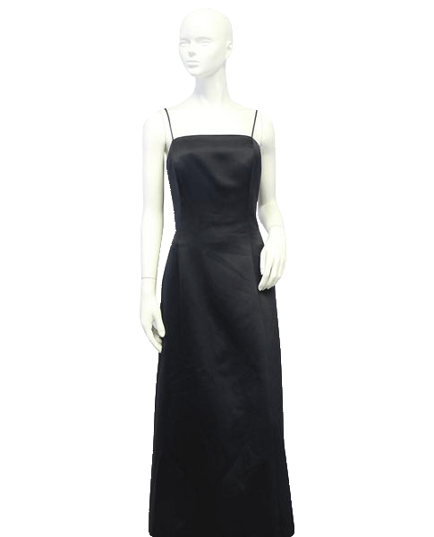 Alex Evenings 80's Black Formal Maxi Dress Size 14 SKU 000063 Designers On A Dime Alex Evenings 80's Black Formal Maxi Dress Size 14 SKU 000063 Designers On A Dime