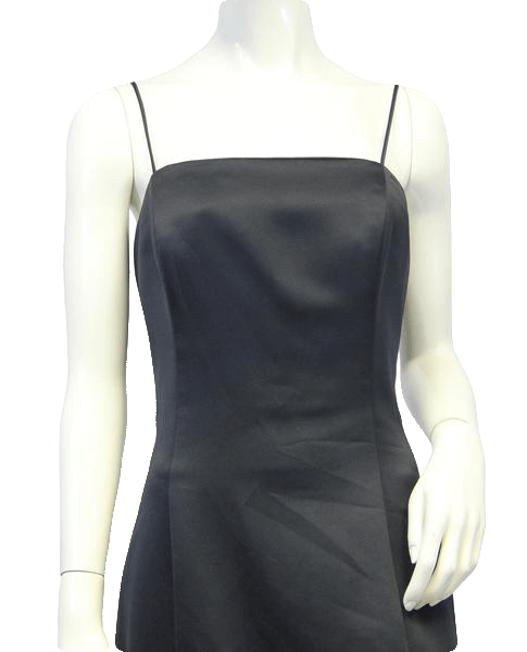 Alex Evenings 80's Black Formal Maxi Dress Size 14 SKU 000063