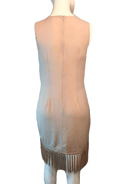 Load image into Gallery viewer, Staring at Stars Beige Embroidered Design Dress Size S SKU 000123
