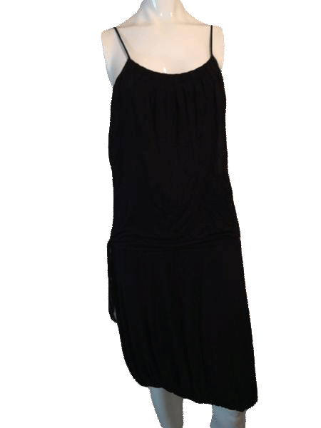 To The Max Black Dress with Spaghetti Straps Size S (SKU 000123)