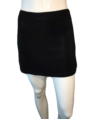 Wet Seal 80's Black Mini Skirt Size 28” SKU 000126