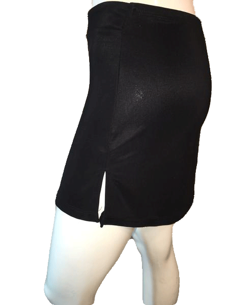 Load image into Gallery viewer, Wet Seal 80&amp;#39;s Black Mini Skirt Size 28” SKU 000126
