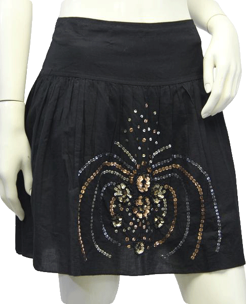 Sequin Embellished Racer Skirt Size M  (SKU 000004)