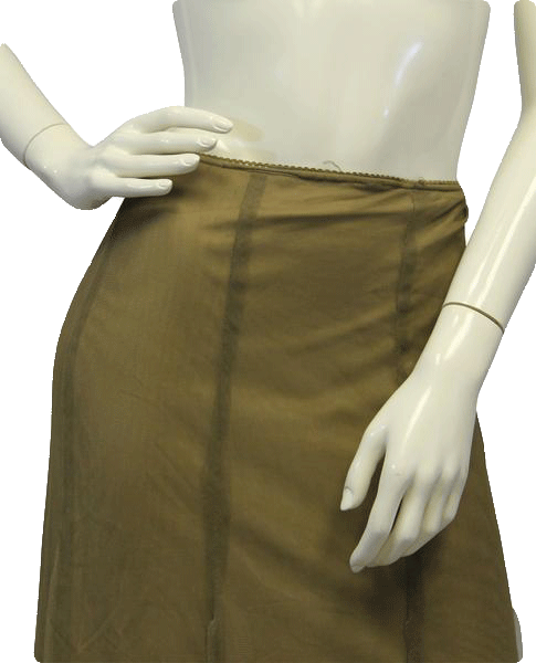 Mesh Maxi Skirt Bronze Skirt size L  (SKU 000004)