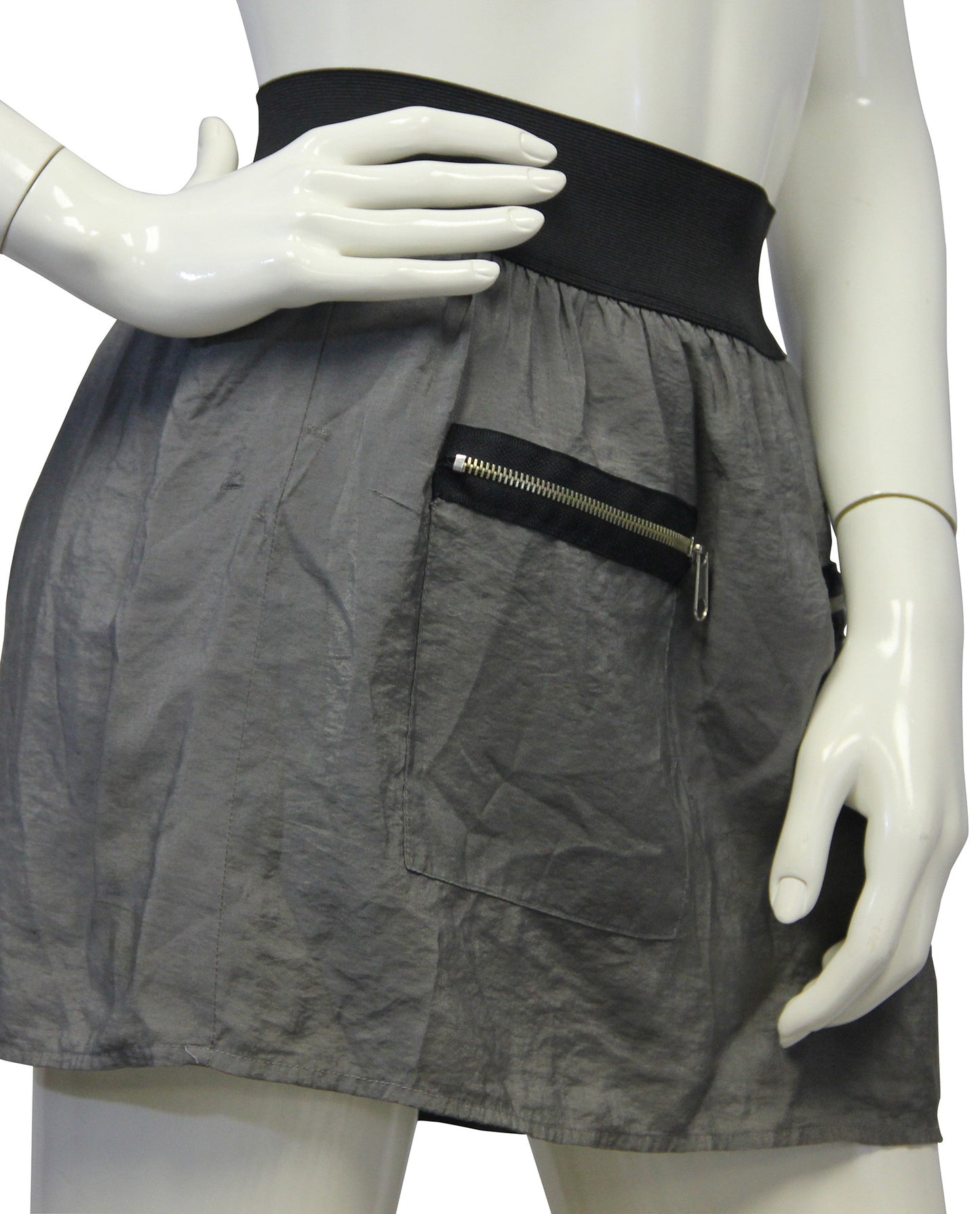 Load image into Gallery viewer, Steve Madden Gray Mini Skirt Size SM - Designers On A Dime - 2
