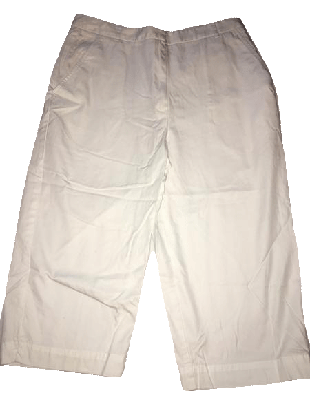Talbots White Crop Pants Size 8 SKU 000168