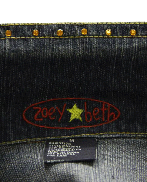 Sold 2/20/23 Zoey Beth Blazer Cropped Denim Medium (SKU 000006)