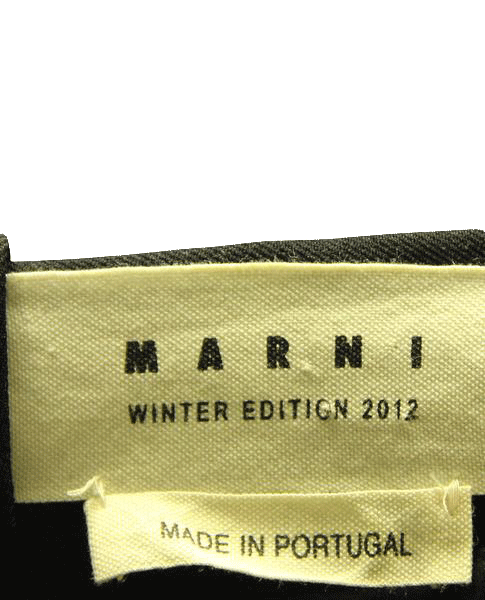 Load image into Gallery viewer, Marni Skirt Midi Black A-Line Size 38 SKU 000028
