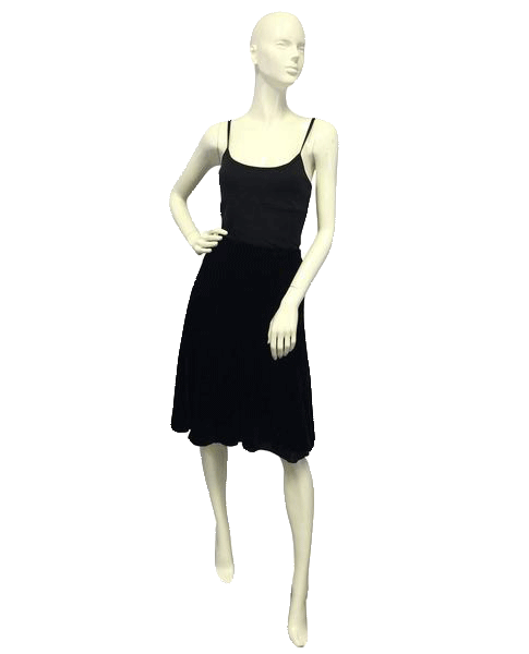 Carmen Marc Valvo 80's Skirt Black Velvet Size 16 SKU 000009 ...